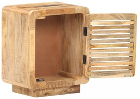 nyers mangófa éjjeliszekrény 40 x 30 x 50 cm