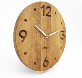 Elegáns fa falióra (Quartz - sweep) TMA-103