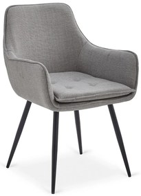 EDRICK szürke szövet étkezőszék