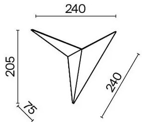 Maytoni C808WL-L3B - LED Fali lámpa TRAME LED/3W/230V fekete