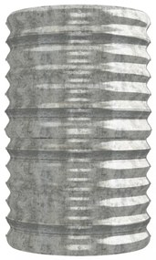 ezüstszínű porszórt acél kerti magaságyás 224x40x68 cm