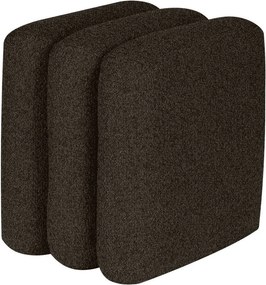 Barna buklé puff Radd – noo.ma