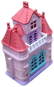 Castle Toy Princess Hercegnő Baba Kastéllyal Kiegészítőkkel Fények és hangok