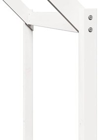 fehér tömör fenyőfa gyerekágytető 213 x 95,5 x 144,5 cm