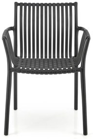 Lamar étkezőszék, fekete