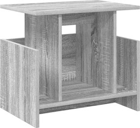 vidaXL TV állvány Szürke Sonoma 50 x 35 x 45 cm Faanyag