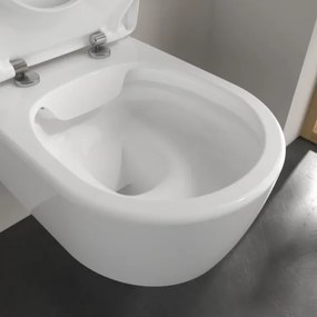 Villeroy & Boch 5656RS01 - AVENTO falra szerelhető WC SoftClose ülőkével, kerámia/fehér