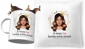 Iza párna ajándék bögre szett fényképes nyomtatással