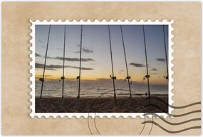 Poszterek 120x80 Kilátás az álló horgászbotokra