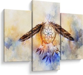 Kép - Álomfogó tollas (90x60 cm)