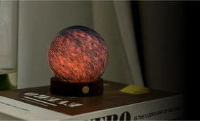 Sötét natúr színű USB fénydekoráció ø 8 cm Galaxy Breeze – Gingko