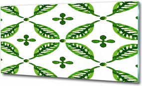 Fotó kép edzett üveg Virágos minta 125x50