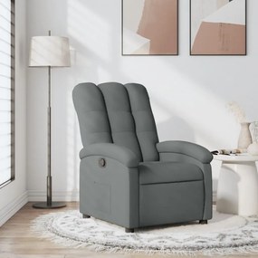 sötétszürke szövet relaxfotel