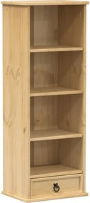 vidaXL Corona tömör fenyőfa CD-szekrény 40 x 30 x 110 cm