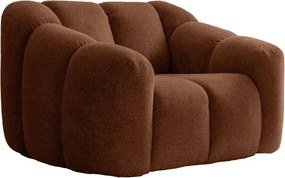 Terrakotta színű fotel Shell – Miuform