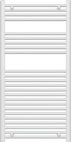 Novaservis - Fürdőszobai törölközőszárító radiátor 644W/230V 120x60 cm, fehér, egyenes kivitel