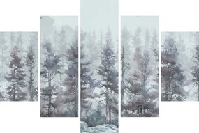Kép - Fenyőerdő II., akvárium (150x105 cm)