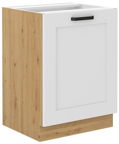 Alsószekrény Lesana 2 (fehér + artisan tölgy) 60 D 1F BB . 1063948