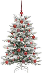 Műanyag Hajtogatós Karácsonyfa Fehér 120 cm PE és PVC