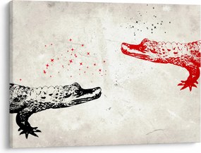 Kép - krokodilok (70x50 cm)