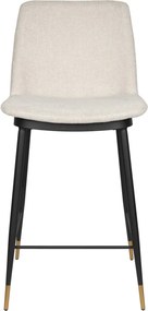 Lionel counter bárszék, bézs, fekete fém láb