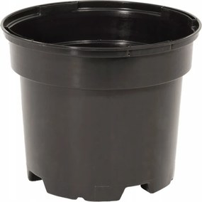 Kerek virágtartó fekete színben 13cm 50db
