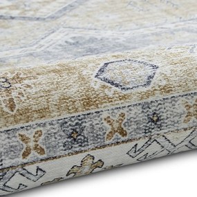 Szürke-bézs futószőnyeg 60x225 cm Topaz – Think Rugs