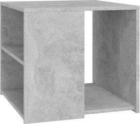 vidaXL betonszürke szerelt fa kisasztal 50 x 50 x 45 cm