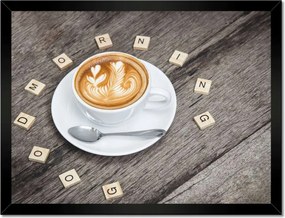 Poszterek keretben 40x30 Cappuccino cukrozatlan