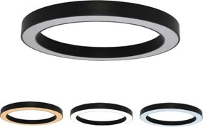 LED mennyezeti lámpa LED/100W/230V 3000/4000/6500K átm. 100 cm fekete