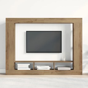 Tv állvány falra szerelhető, Artisan tölgy, 152x22x113 cm