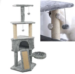 Macska mászóka-szürke