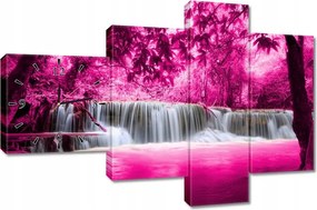 Falióra 100x70 Rózsaszín vízesés