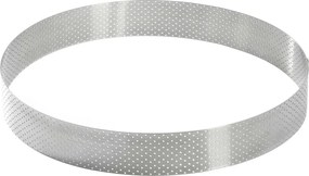 De Buyer 3098.09 perforált torta körkeret 24,5 cm,rozsdamentes acél, 24,5 cm