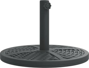 vidaXL kerek napernyőtalp rúdhoz Ø38 / 48 mm 12 kg