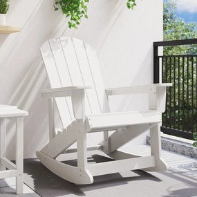 Adirondack hintaszék Fehér 73.5x92x90 cm HDPE