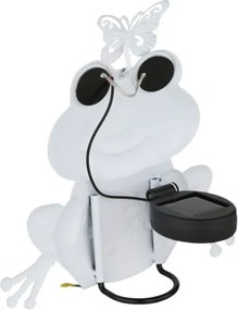 Globo 36332F Solar lámpa, fém, matt zöld, többszínű, matt fekete műanyag, kapcsolóval, AAA 300mAh 1.2V elemmel, IP44, HxSzxM: 215x80x220mm, tartozék: 104x 0.06W 3V LED, 3000K