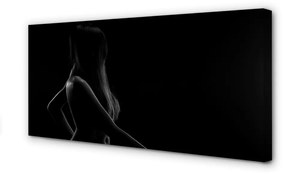 Canvas képek Női hosszú haj 120x60 cm