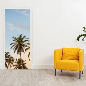 Fotótapéta ajtóra - Pálmafák (95x205cm)