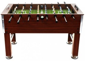 barna acél csocsóasztal 140 x 74,5 x 87,5 cm