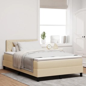Box Spring Ágy Matraccal &amp; LED Krém 120x200 cm Szövet