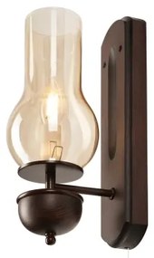 Brilagi - LED Fali lámpa COTTAGE 1xE14/40W/230V bükkfa/barna