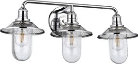 Quintiesse RIGBY QN-RIGBY3-BATH-PC Fali lámpa 3x40W/E27 IP44