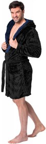 fürdőköpeny Jordan Black Navy  Men M