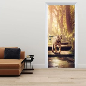 Fotótapéta ajtóra - Tigris (95x205cm)