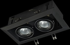Maytoni METAL MODERN DL008-2-02-B Beépíthető spotlámpa 2xGU10/50W IP20