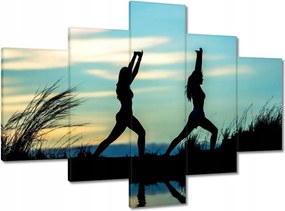 Vászonkép 100x70 Reggeli jóga