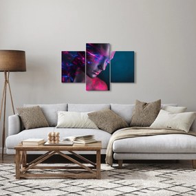Csillogó nő képe (90x60 cm)