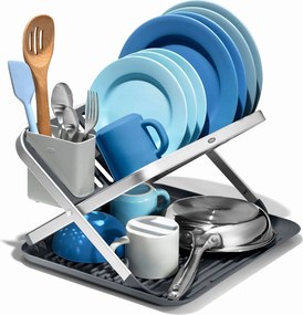 Oxo Good Grips X Összecsukható Szárítógép Edénycsepegtető Szürke