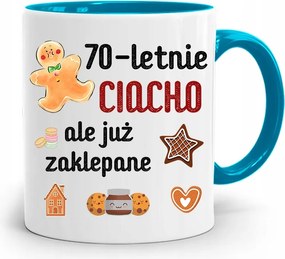 Bögre Tökéletes Ajándék Születésnapra 70 70-es 70-es évek fotónyomtatással